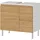 KADIMA DESIGN Waschbeckenunterschrank 60 x 56 cm Weiß und Eiche Grandson