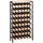 Vevor Weinregal 48 Flaschen 8-stöckig 80 x 30 x 120 cm Schwarz