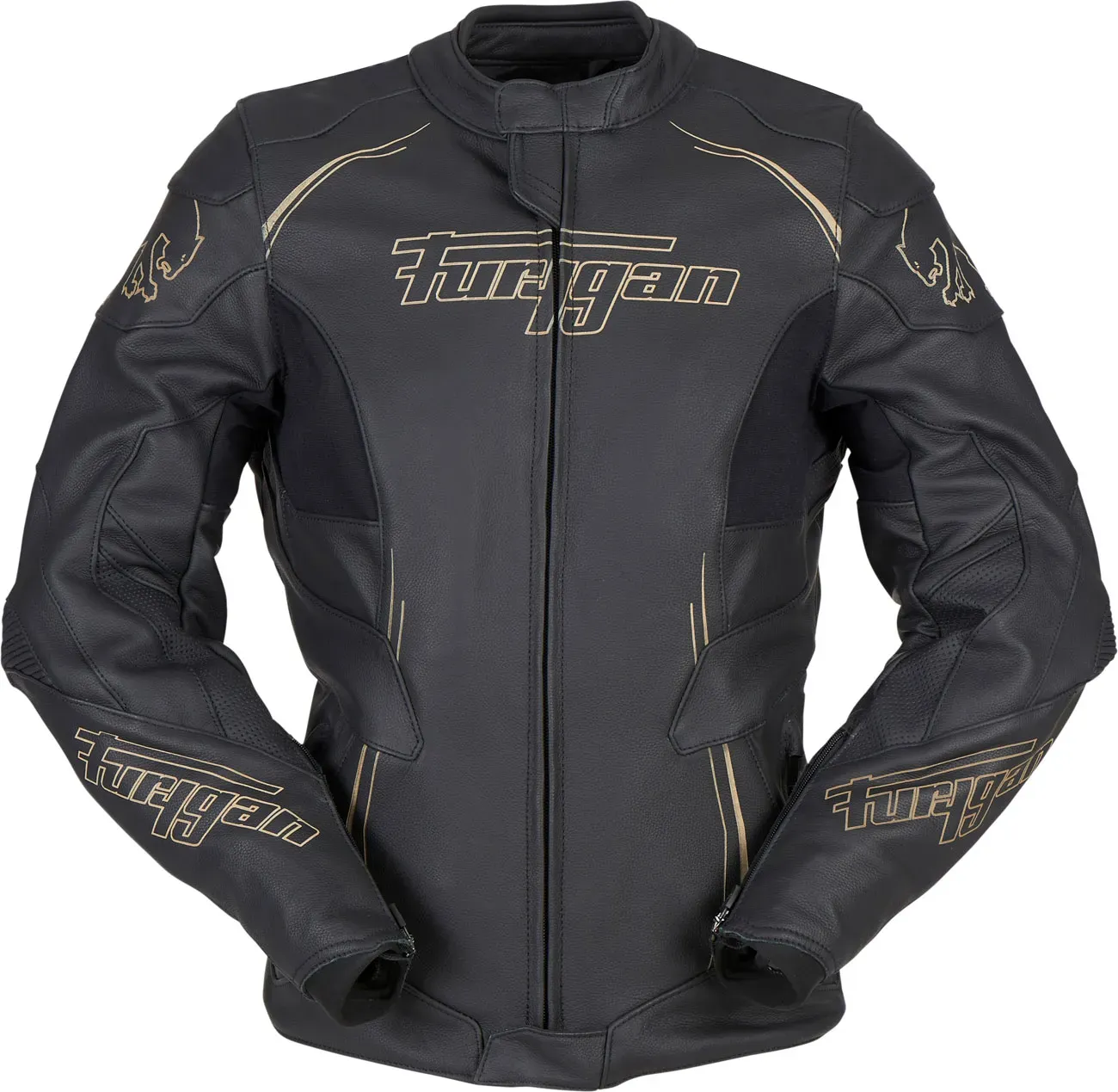Furygan Trinity, veste en cuir femmes - Noir - S