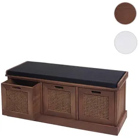MCW Sitzbank J49 Schwarz 75 x 47 x 40 cm