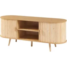 [en.casa] Sideboard Nordkapp 140 x 40 x 56 cm Beige