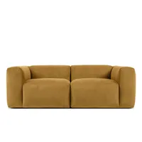 KONSIMO Einzelsofa  Buffo ¦ gelb ¦ Maße (cm): B: 210 H: 73