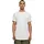 URBAN CLASSICS Long Shaped Turnup Tee lässiges T-Shirt für Männer, in langem Schnitt, white, XXL