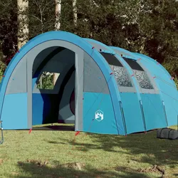 Campingzelt 4 Personen Blau 483x340x193 cm 185T Taft