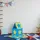 Relaxdays Puzzlematte Sterne Blau,Gelb