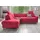 sit&more Ecksofa SIT & MORE "Pablo L-Form", rot, B:233cm H:78cm T:196cm, Struktur fein (100% Polyester);Struktur (100% Polyester), Sofas, Ecksofa, wahlweise mit Bettfunktion