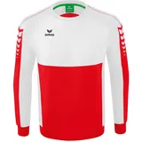 Erima Six Wings Sweatshirt rot/weiß 116