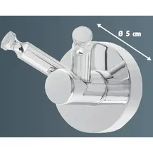 Primaster Multifunktionshaken Classic Round Edelstahl verchromt