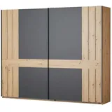 Uno Schwebetürenschrank 2-türig Zumar ¦ holzfarben ¦ Maße (cm): B: 270 H: 226 T: 60.0