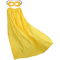 DONGYICS Unisex Erwachsene DIY Capes Superhelden-Kostüm für Damen und Herren, gelb, Large