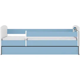 raumhirsch furniture Kinderbett Raumhirsch 80 x 180 cm Holzwerkstoff blau