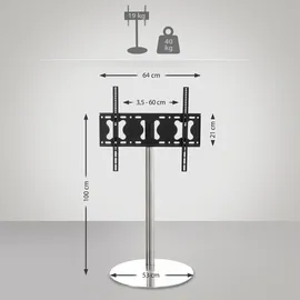 CLP TV-Ständer I Universelle Fernseher-Halterung