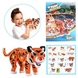 Toi-Toys 121tlg. 3D-Puzzle "Tiger" - ab 6 Jahren