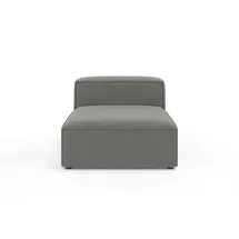 OTTO home Chaiselongue Polyester 1-Sitzer Grau