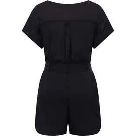 Ragwear Damen kurzer Sommer Jumpsuit Bodysuit mit Taillenband Salwin Solid YOUMODO Black Gr. XXL - XXL