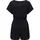 Ragwear Damen kurzer Sommer Jumpsuit Bodysuit mit Taillenband Salwin Solid YOUMODO Black Gr. XXL - XXL