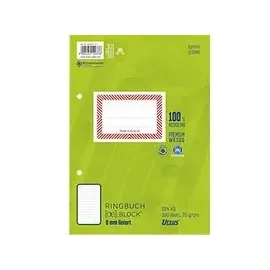 Ursus Green Ursus Green, DIN A5 100 Blatt 9mm liniert