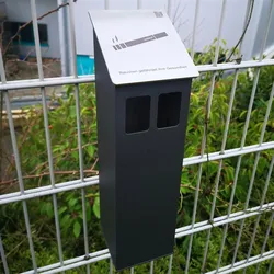Zaunmontage Set zur Befestigung an handelsüblichen Doppelstabmattenzäunen