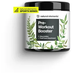 Pre Workout Booster – ohne Koffein – Fruit Punch Geschmack – mit Niacin, Ginseng & BCAA – vegan, koffeinfrei – in Deutschland produziert & laborgeprüft 420 g