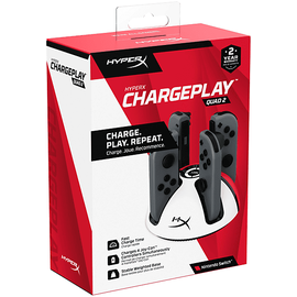 Kingston HyperX ChargePlay Quad 2 Nintendo Rot, Weiß, USB Drinnen
