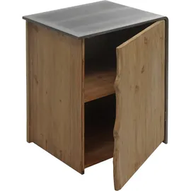 Mendler Nachttisch HWC-L76 60 x 50 x 40 cm Braun