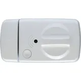 ABUS 7010A Weiß Tür-Zusatzschloss Alarmfunktion inkl 3x Schlüssel und Batterien