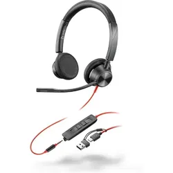 Poly Blackwire 3325 -M USB-C HS +USB-C/A Headset
