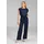 Swing Jumpsuit mit Rundhalsausschnitt, Marine, 36