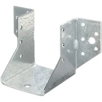 GAH Alberts Balkenschuh Typ A, Handwerkerpack | sendzimirverzinkt | 80 x 120 mm | 50er Set