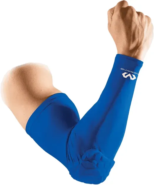 McDavid Hex Shooter Armbandage Paar Blau