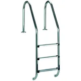 Swim & Fun  Poolleiter, Silber, Metall, 79x171x11 cm, Freizeit, Pools und Wasserspaß, Pools