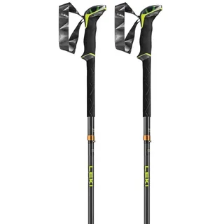 Leki Sherpa FX.One Carbon 125 cm naturalcarbon-neonyellow-white