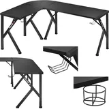 huzaro Eckschreibtisch Hero 6.3 Schwarz