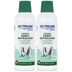 HEITMANN pure Reiner Essig-Entkalker 500ml 2er Pack