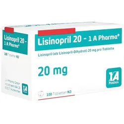 Lisinopril 20-1a Pharma Tabletten 100 St