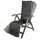 LINDER EXCLUSIV Venezia Relaxsessel 60 x 72 x 110 cm anthrazit klappbar