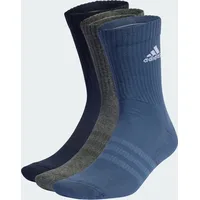 Adidas Cushioned Crew Socken 3 Paar Legend Ink / Preloved Ink / Dark Grey Heather 37-39