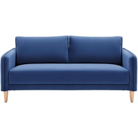 Sofa Livia Blau Samt