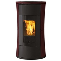 Edilkamin Pelletofen Cherie 9 Evo | Keramik bordeaux | 9,3 kW