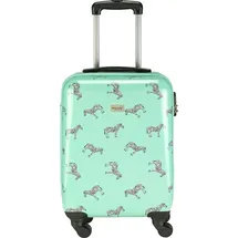 Princess Traveller Trendy Animal 4-Rollen Cabin 56 cm / 40 l mint/grün