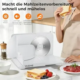 yashe Faltbarer Allesschneider 180W Weiß