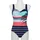 Sunmarin Badeanzug Damen Nachtblau/Multicolor 52B