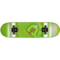 Skateboard PLAYLIFE "Illusion Green", bunt, Skate-/Longboards, Kinder