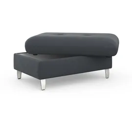 sit&more Hocker Marano mit Stauraum 102 x 43 x 67 cm Grau
