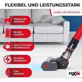flixxe T12 Akku-Sauger rot
