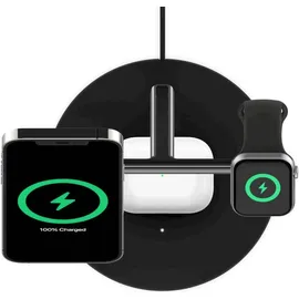 Belkin BOOST CHARGE Pro 3-in-1 Wireless Charger, Qi2 15W, black – Schwarz
