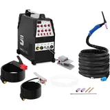 Stamos Germany Stamos Schweissgerät, WIG Schweissgerät Aluminium AC/DC Puls MMA 220 A - 230 V - MOSFET - - 8 m 2T/4T