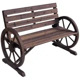 Outsunny Gartenbank 2-Sitzer BxHxT: 105,5 x 75 cm