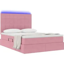 vidaXL Bett 140 x 200 cm Rosa