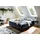 Atlantic Home Collection Boxbett Happy, ohne Kopfteil, mit Topper, wahlweise mit oder ohne Bettwaren blau 180 cm x 200 cm